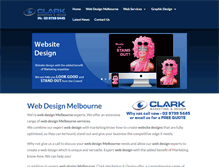 Tablet Screenshot of clarkmarketing.com.au